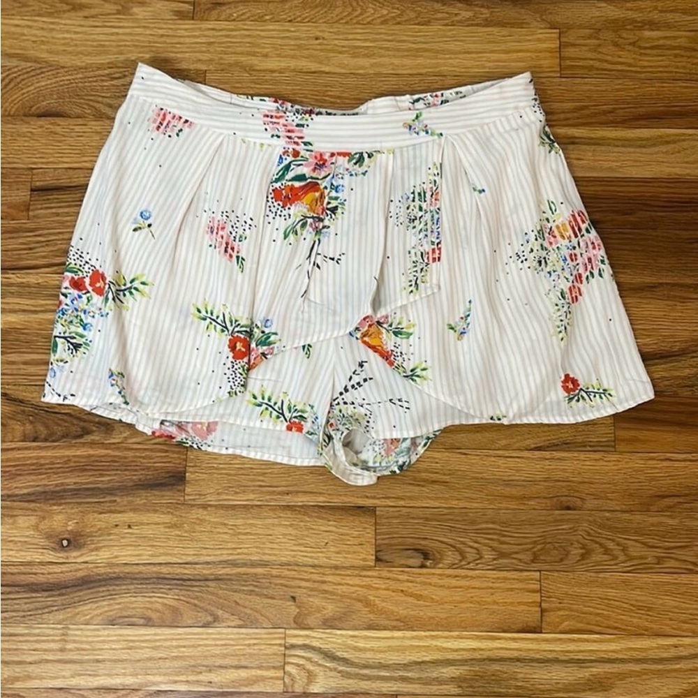 Free People Ivory Combo Night Watcher Skort Size Medium